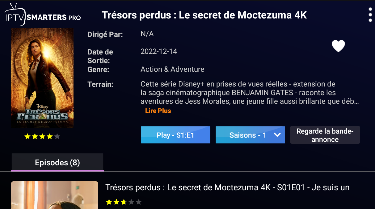 Trésors perdus  Le secret de Moctezuma 4K