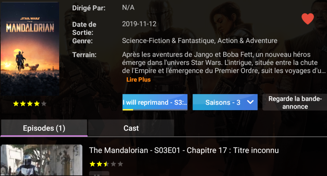 The Mandalorian Saison 1, 2 & 3 disponible 
