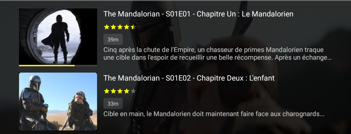 The Mandalorian Saison 1 Chapitre 1 à 8