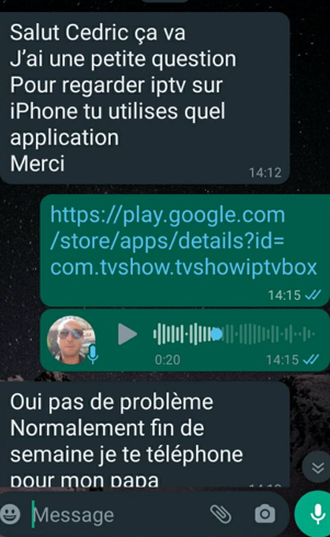 Fabien application iphone abonnement iptv