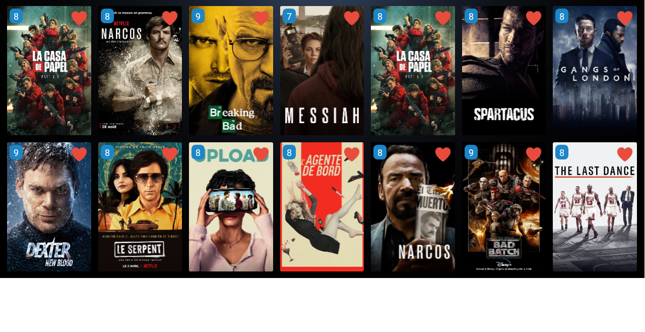 Spiraletv les meilleurs séries disponible en streaming et IPTV